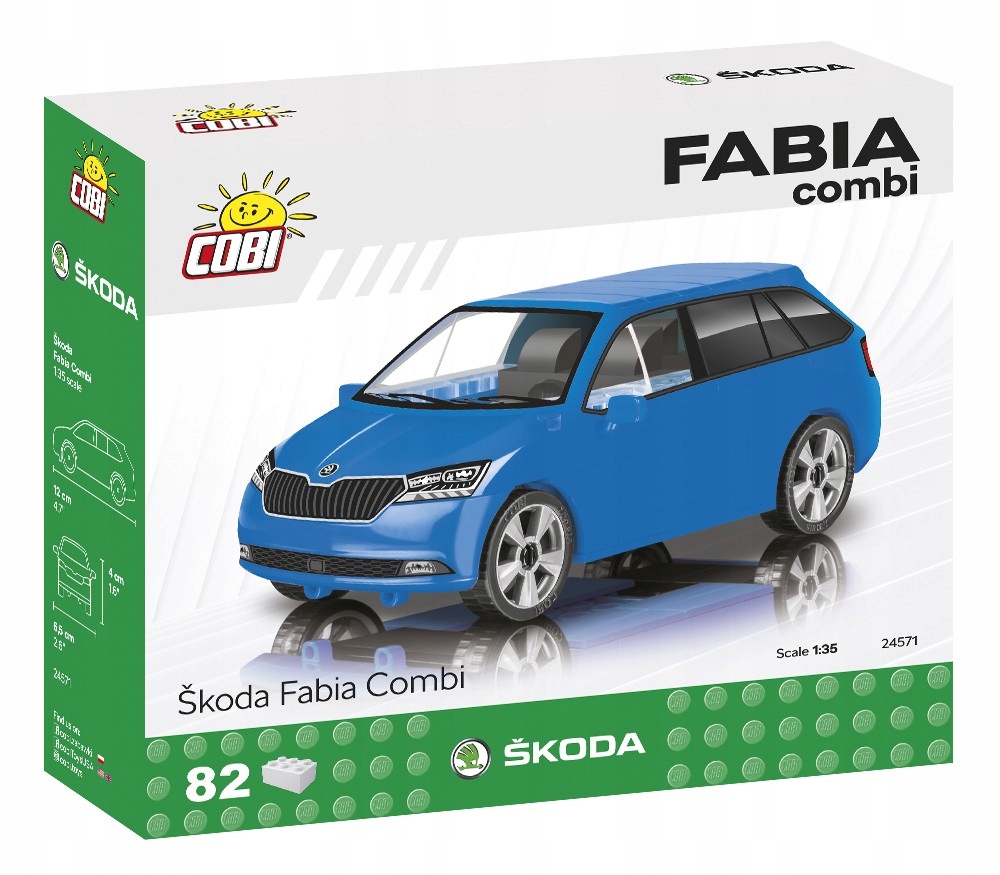 COBI KLOCKI Klocki Cars Skoda Fabia Combi