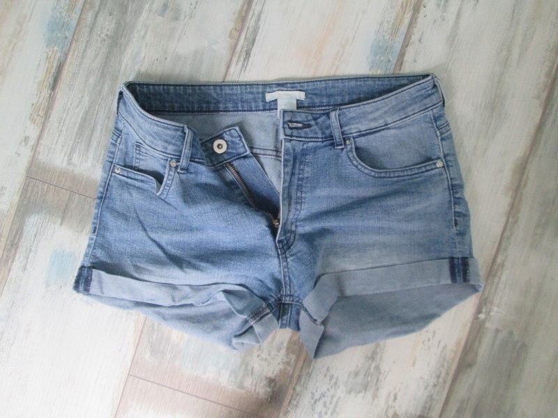 H&M___szorty STRETCH spodenki jeans__36 S