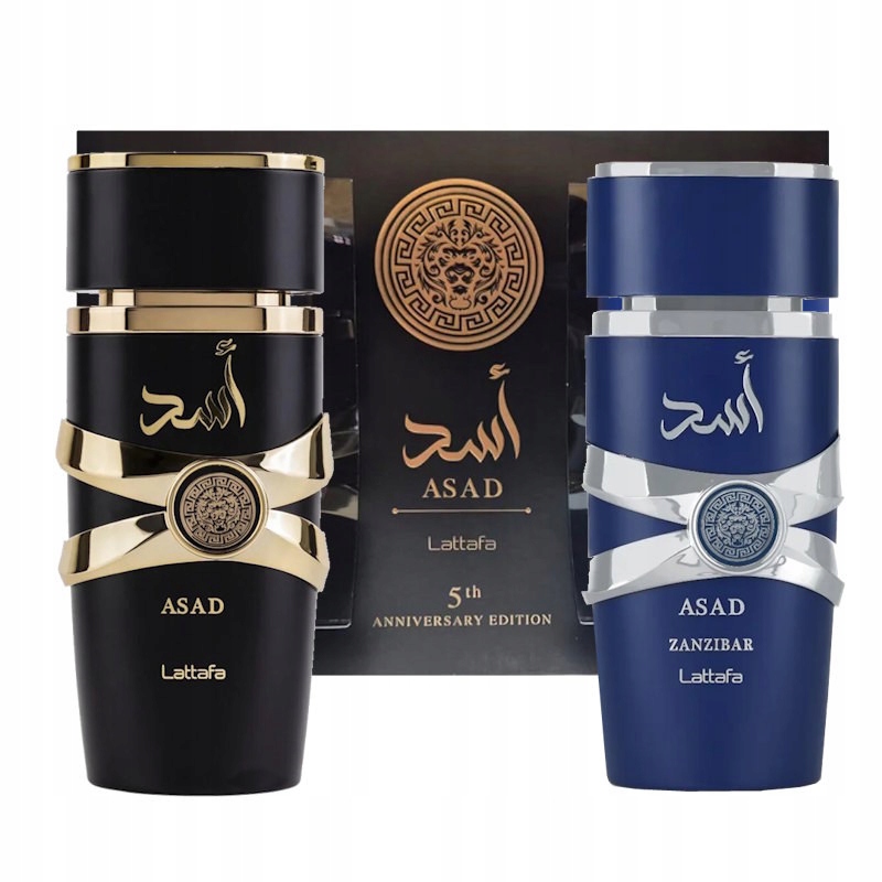 Zestaw Perfum Asad & Asad Zanzibar Anniversary Edition Lattafa 2x100ml