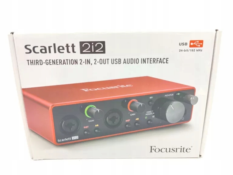 INTERFEJS AUDIO FOCUSRITE SCARLETT 2I2 3RD GEN