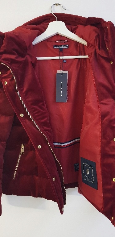 Tommy hilfiger sale noemi velvet puffer