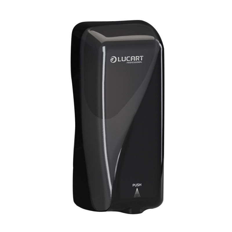 Lucart Identity - Dozownik do mydła w sprayu Luxury, 4000 dawek - Czarny