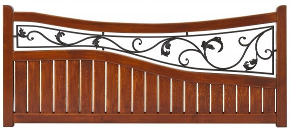 DREWBET Przęsło Drewniane Panel FLORAL F2 Croco