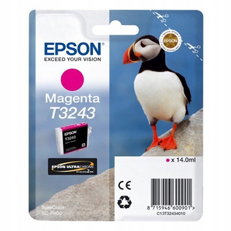 Epson oryginalny ink / tusz C13T32434010, magenta, 14ml, Epson SureColor SC