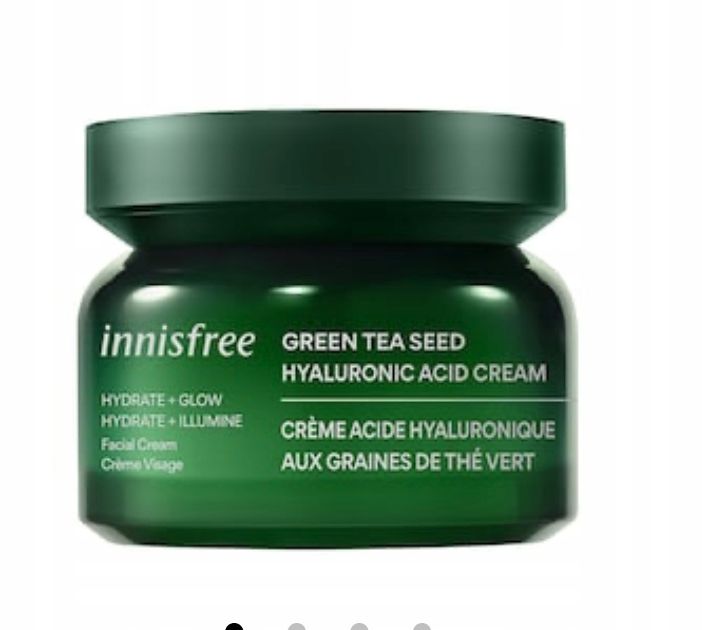 INNISFREE GREEN TEA HYALURONIC ACID CREAM KREM NAWILŻAJĄCY 20 ML