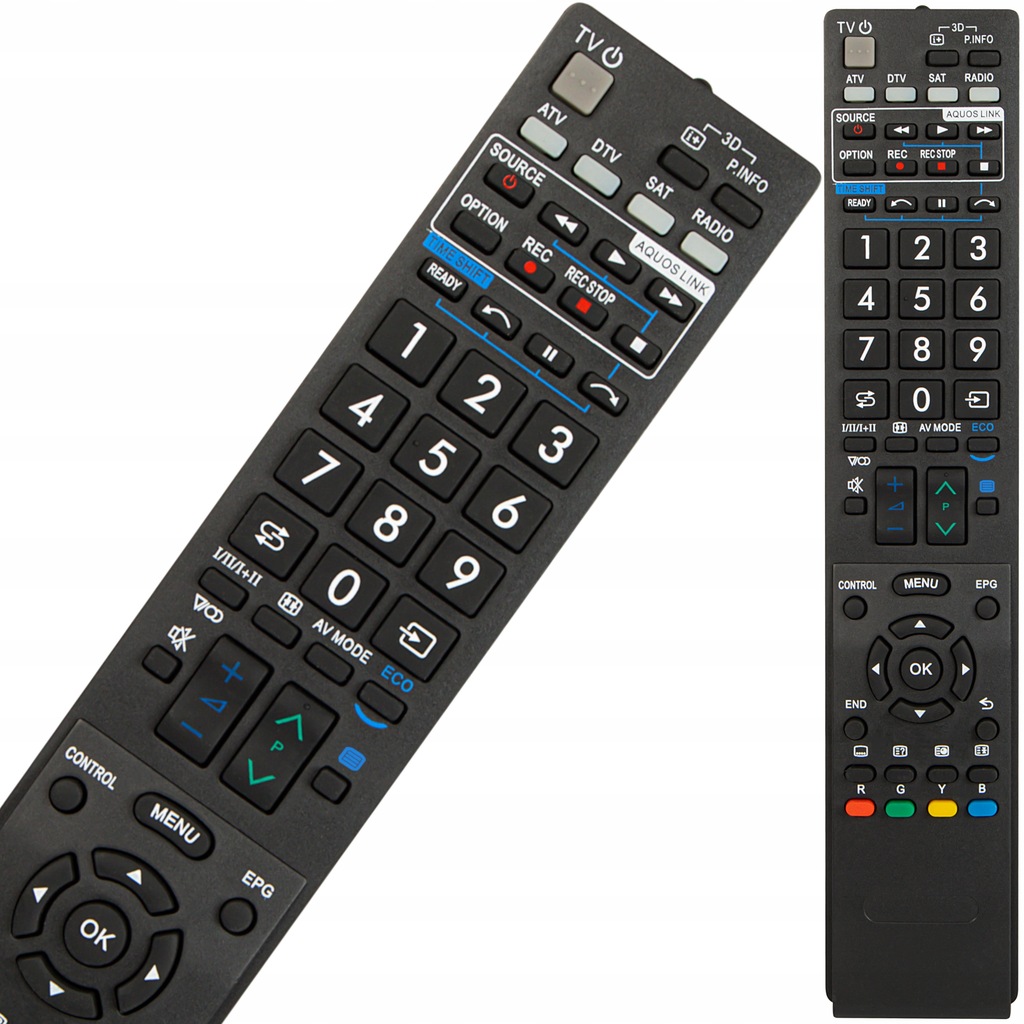 Pilot uniwersalny do telewizora TV DVR SHARP AQUOS
