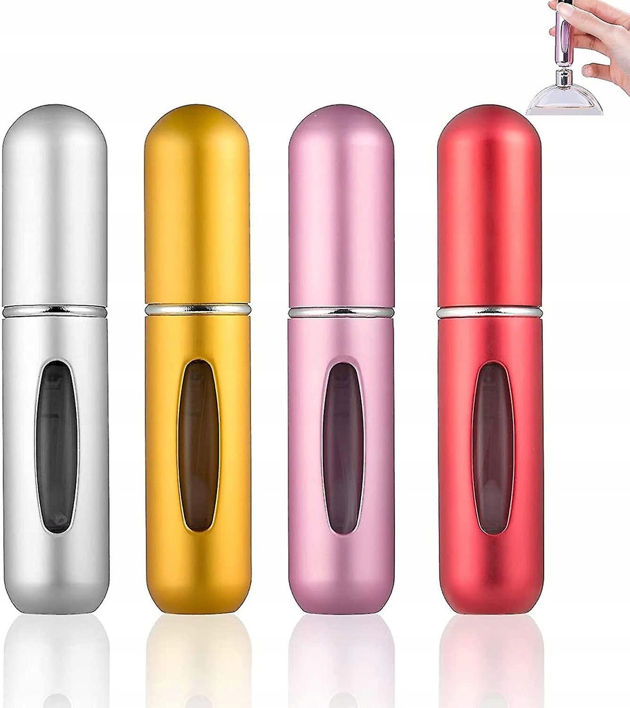 4 Pieces 5ml Perfume Atomizer, Refillable Perfume