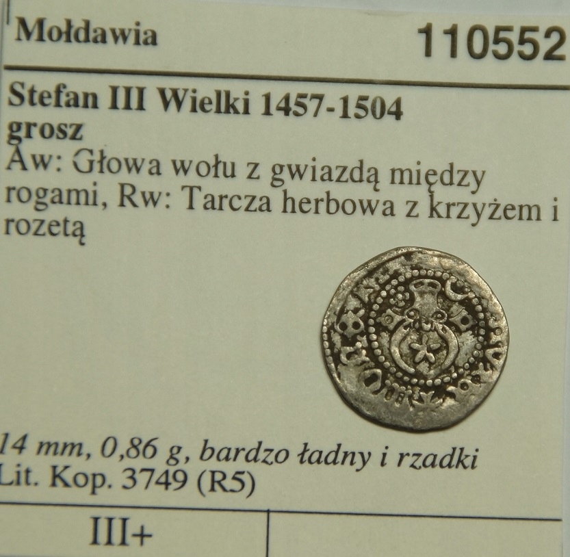 AM 79 - Mołdawia - grosz 1457 - 1504 Stefan III