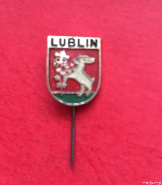 LUBLIN - Wpinka - Odznaka - Pamiątka z PRL