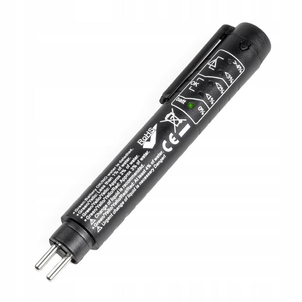 AMIO TESTER MIERNIK PŁYNU HAMULCOWEGO DOT 4 5 LED