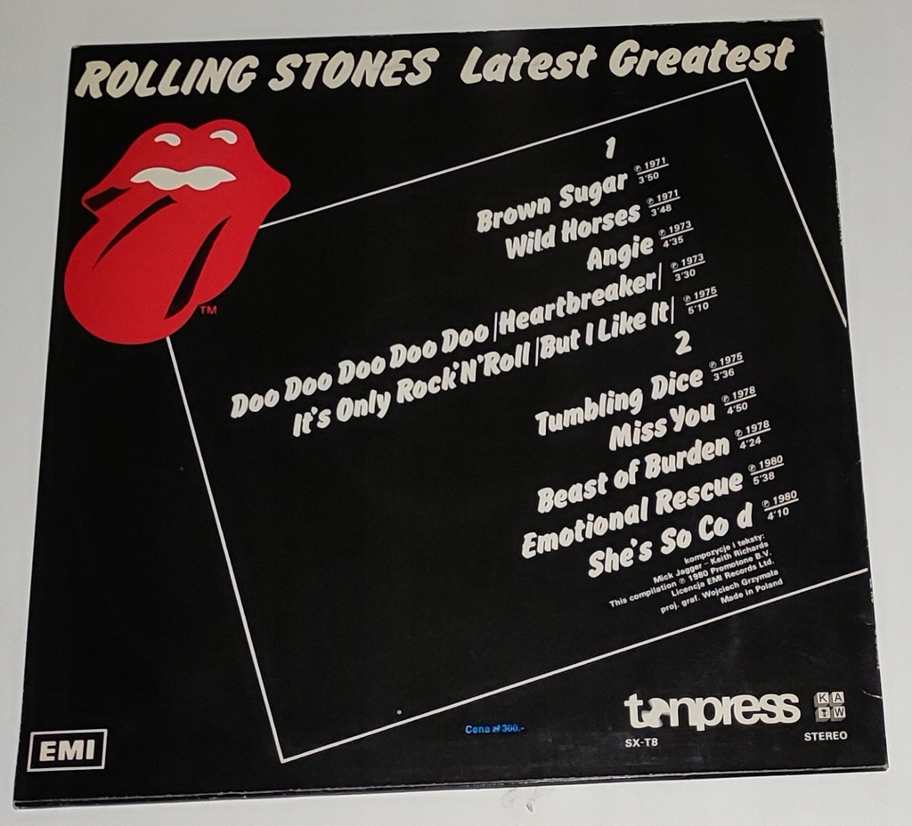 Купить Rolling Stones - Последний величайший альбом 1982 года, НОВЫЙ-: отзывы, фото, характеристики в интерне-магазине Aredi.ru