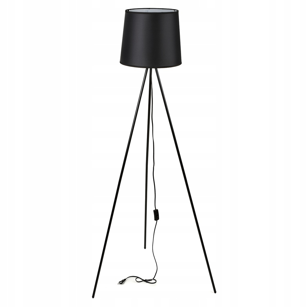 Lampa PODŁOGOWA stojąca TRÓJNÓG abażur 155cm E27