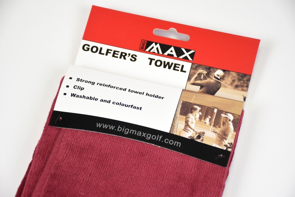 Купить Красное полотенце для гольфа Big Max: отзывы, фото, характеристики в интерне-магазине Aredi.ru