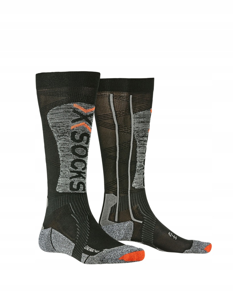 Skarpety X-SOCKS Ski Energizer Lt 4.0 Blk/Gy 42-44