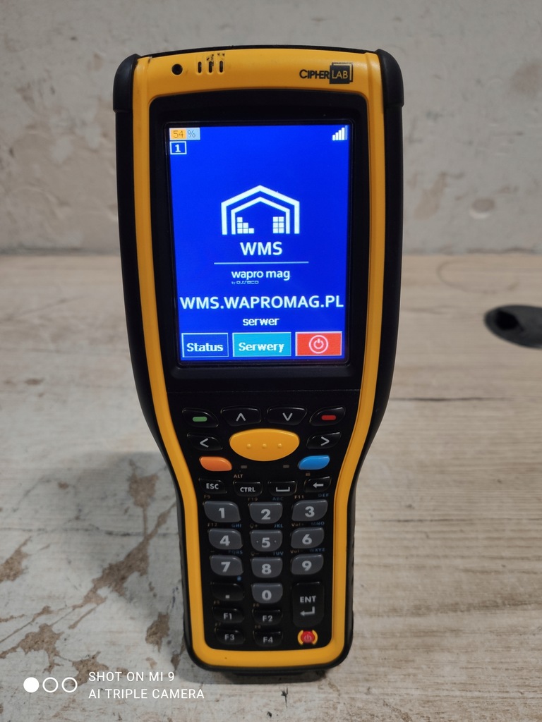 zestaw 4 x Cipherlab 9700 Kolektor terminal przenośny on-line + ładowarka -  17235736437 - oficjalne archiwum Allegro