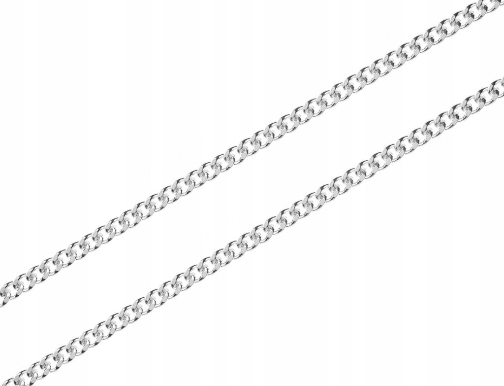 Łańcuszek Srebrny PANCERKA SREBRO 925 55 cm