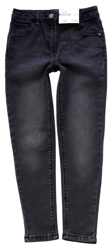 GEORGE spodnie jeansowe rurki NEW 128-134