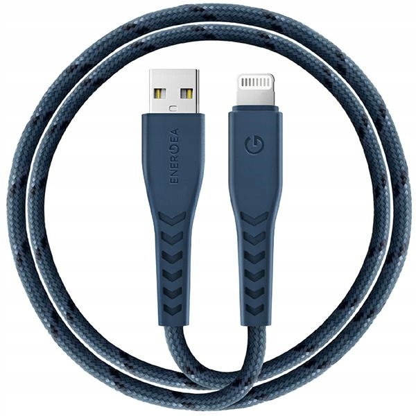 ENERGEA kabel Nyloflex USB - Lightning Charge and Sync C89 MFI 1.5m niebies