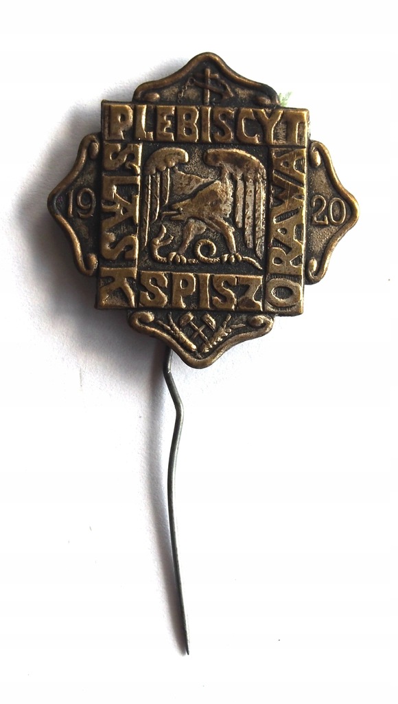 odznaka PLEBISCYT - ŚLĄSK SPISZ ORAWA - 1920