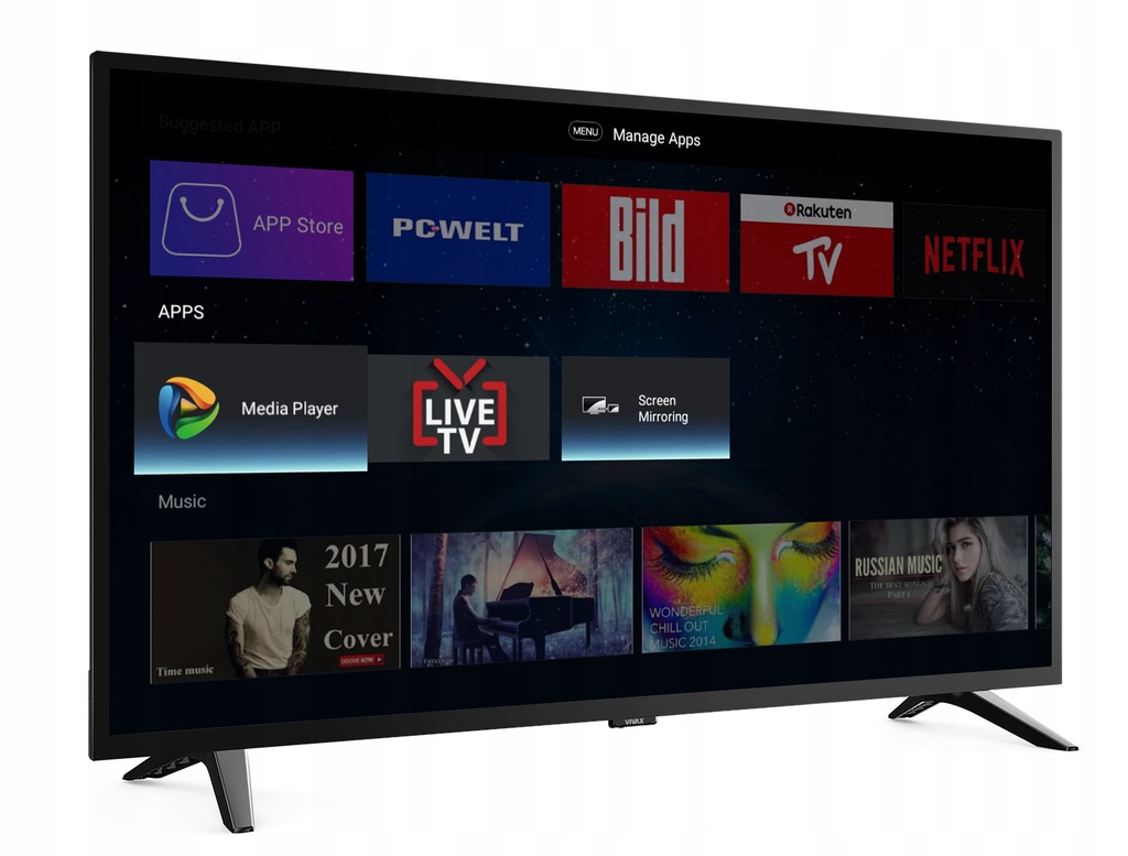 Купить Светодиодный телевизор FULL HD 43 Smart TV 3xHDMI PRO НОВИНКА: отзывы, фото, характеристики в интерне-магазине Aredi.ru