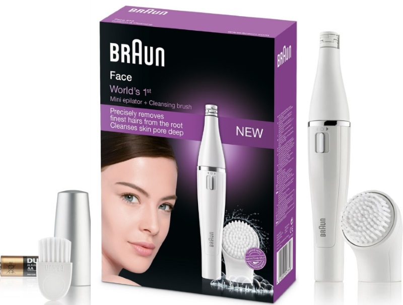 DEPILATOR do twarzy i szczoteczka Braun Face 810 6881182887