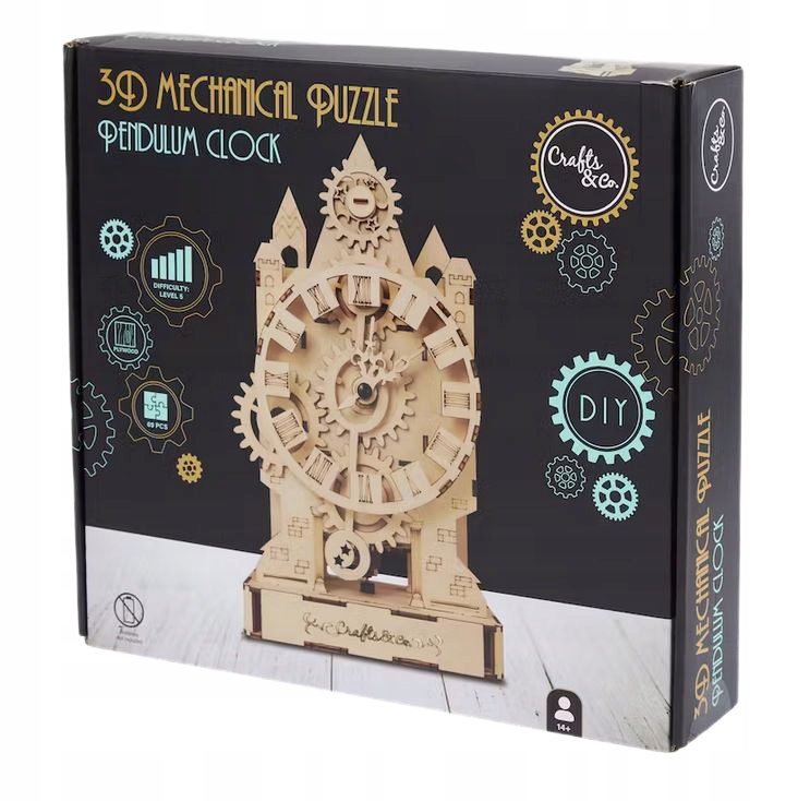Купить 3D часы из дерева своими руками 69 элементов 14+: отзывы, фото и ...