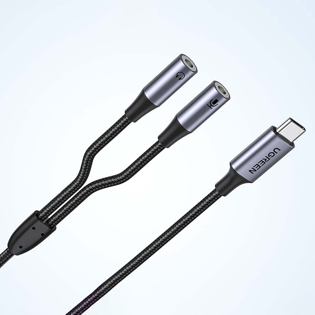 Купить АУДИО РАЗДЕЛИТЕЛЬ UGREEN USB-C НА 2 МИНИ-ДЖЕКА AUX: отзывы, фото, характеристики в интерне-магазине Aredi.ru