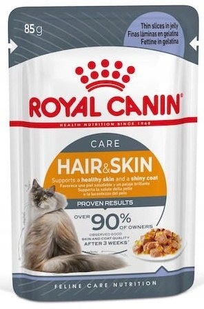 Royal Canin Hair & Skin Care karma mokra w galaretce dla kotów dorosłyc