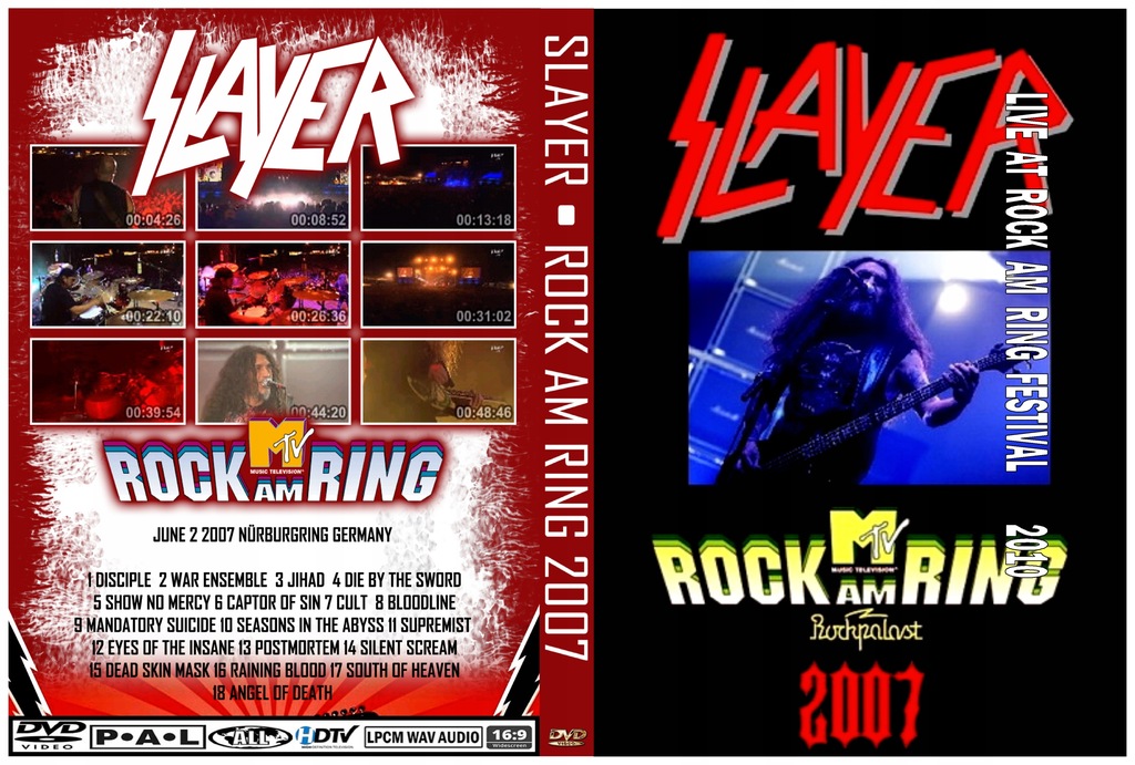 SLAYER ``Live at Rock am Ring 2007`` (1 DVD)