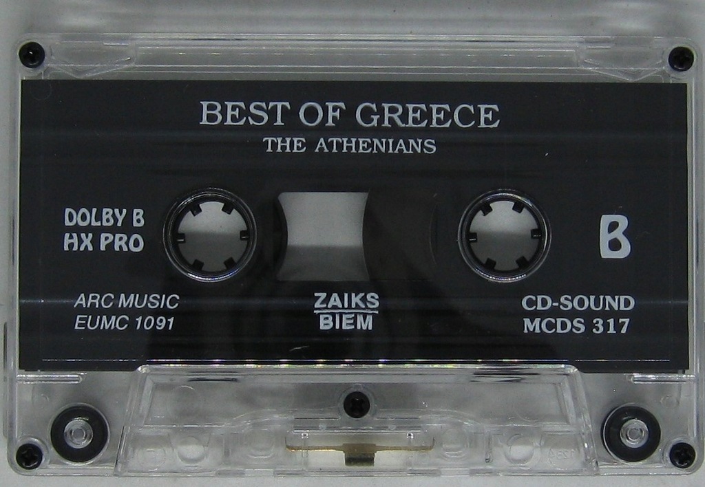 Купить ГРЕЦИЯ-Best of: The ATHENIANS [кассета MC] New: отзывы, фото, характеристики в интерне-магазине Aredi.ru