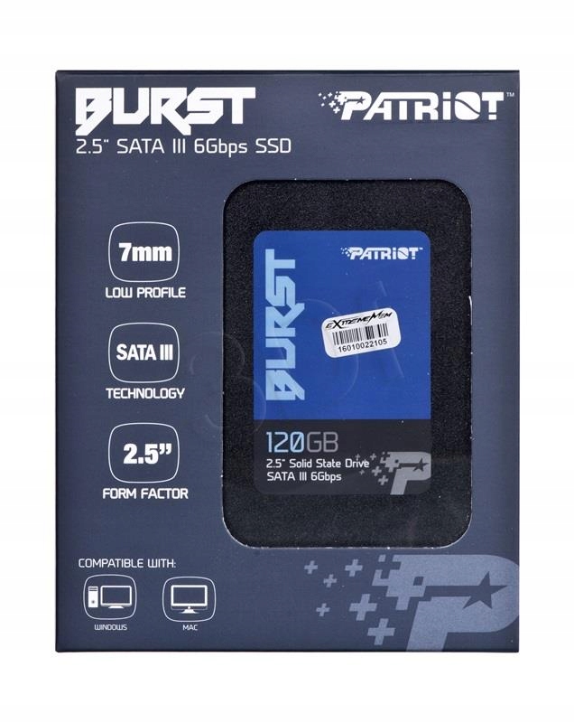 Купить Пакет памяти Patriot PBU120GS25SSDR 120 ГБ: отзывы, фото, характеристики в интерне-магазине Aredi.ru
