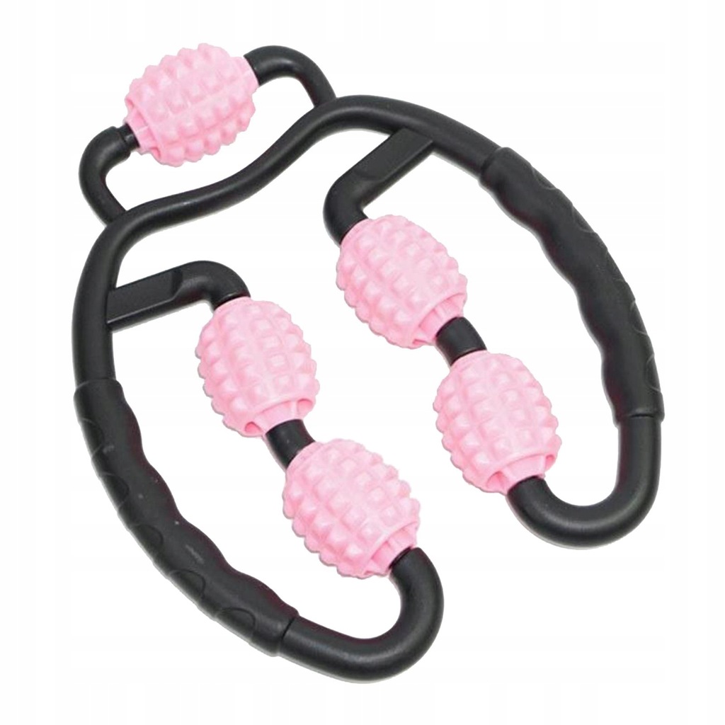 Muscle Roller Leg Rollers Stick Sports Handheld Roller Pink Color Black