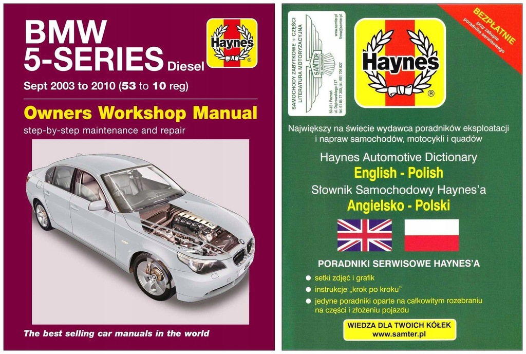 BMW 5 E60 E61 (2003-2010) instrukcja napraw Haynes