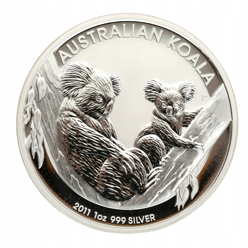 Australia - 1 $ Elżbieta Ii - Koala - 2011 , Ag 999