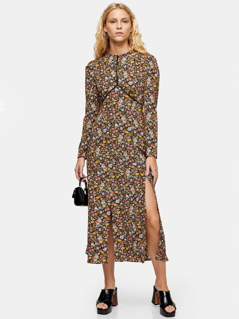 TOPSHOP SUKIENKA W KWIATY MIDI__36