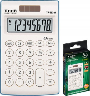 Kalkulator kieszonkowyTR-252-W TOOR