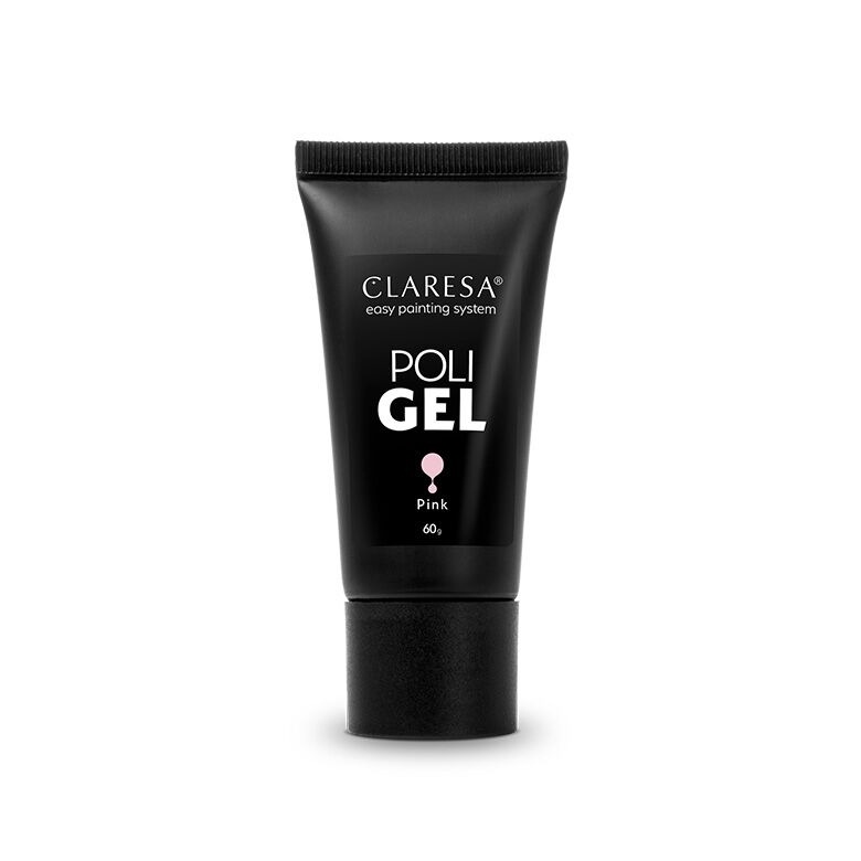 Claresa żel akryl poly gel pink 60g akrylożel