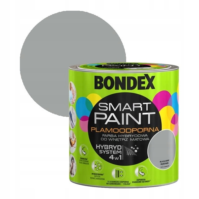 Farba hybrydowa Bondex Smart Paint blaszany bębenek 2,5 l