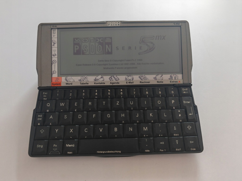 PSION 5MX Serie - Komputer PDA Palmptop retro. Rarytas jedyny w POLSCE.