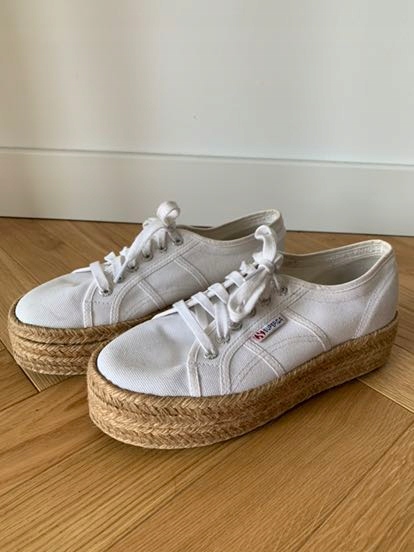 SUPERGA trampki espadryle creepersy 39,5