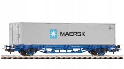 Wagon platforma PKP Cargo z kontenerem 58743
