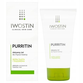 IWOSTIN PURRITIN Aktywny Żel do mycia twarzy 150ml