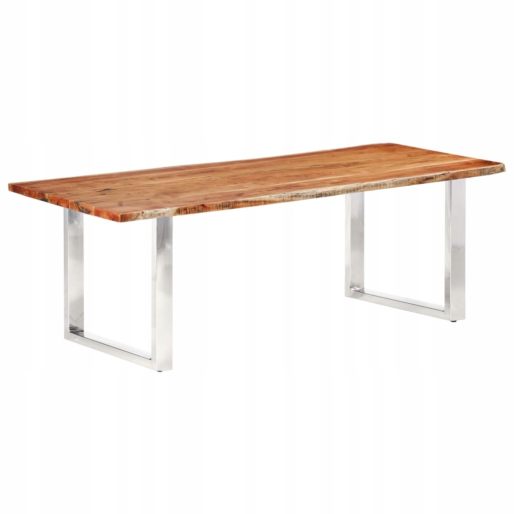 Stół z naturalnymi krawędziami, drewno akacjowe, 2