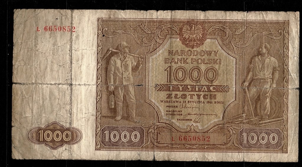 Banknot 100 zł z 1946r