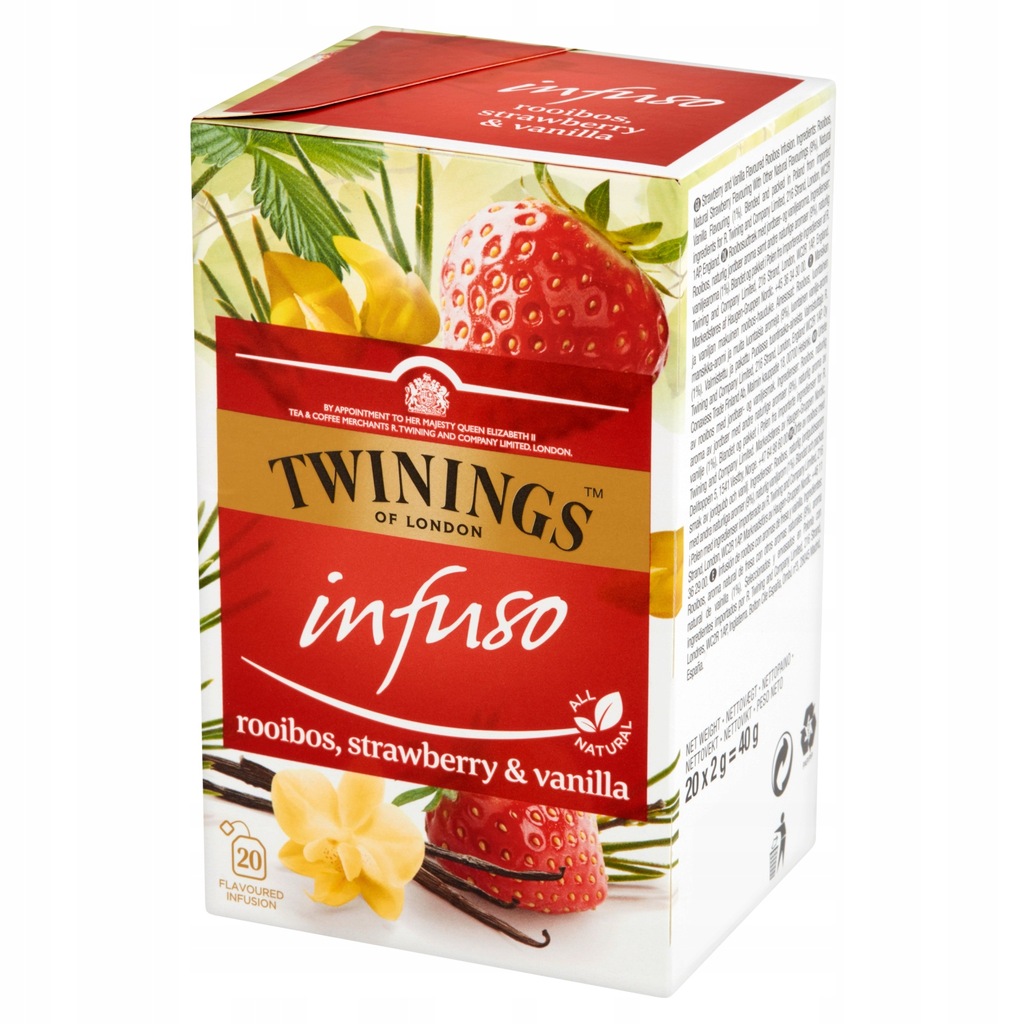 Twinings Infuso Rooibos,Strawberry&Vanilla