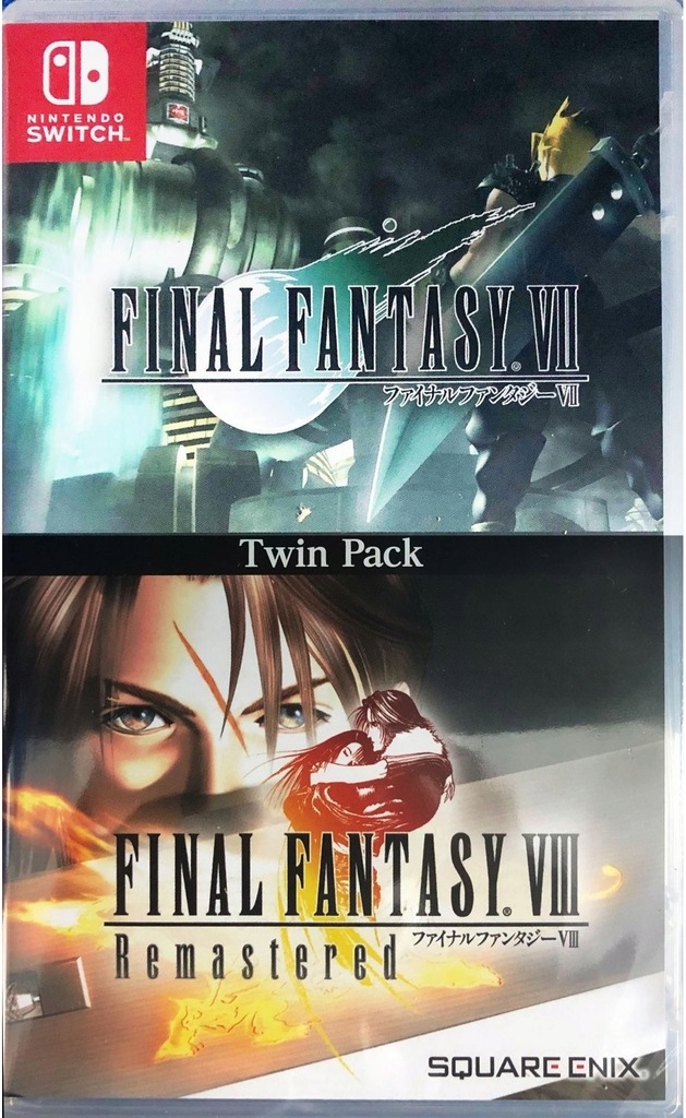 Final Fantasy VII VIII 2 Nowe Gry Switch Kartridż