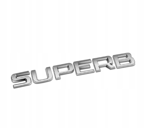 SUPER B emblemat NAPIS naklejka znaczek klapa
