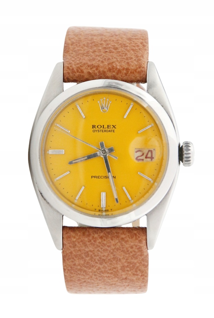 ROLEX OYSTER PRECISION REF 6694 YELLOW DIAL ZÓŁTY