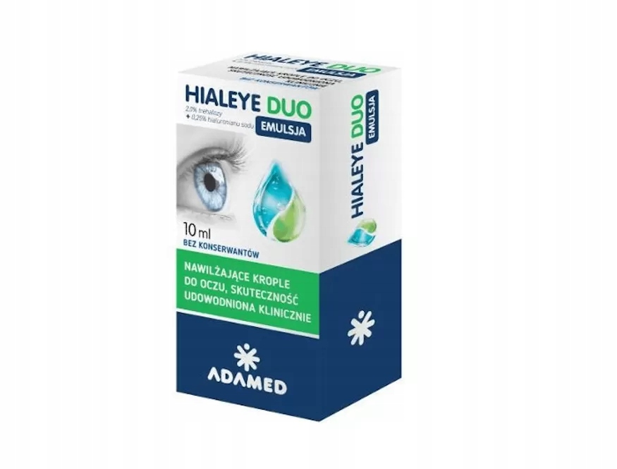 Hialeye Duo emulska krople do oczu, 10 ml