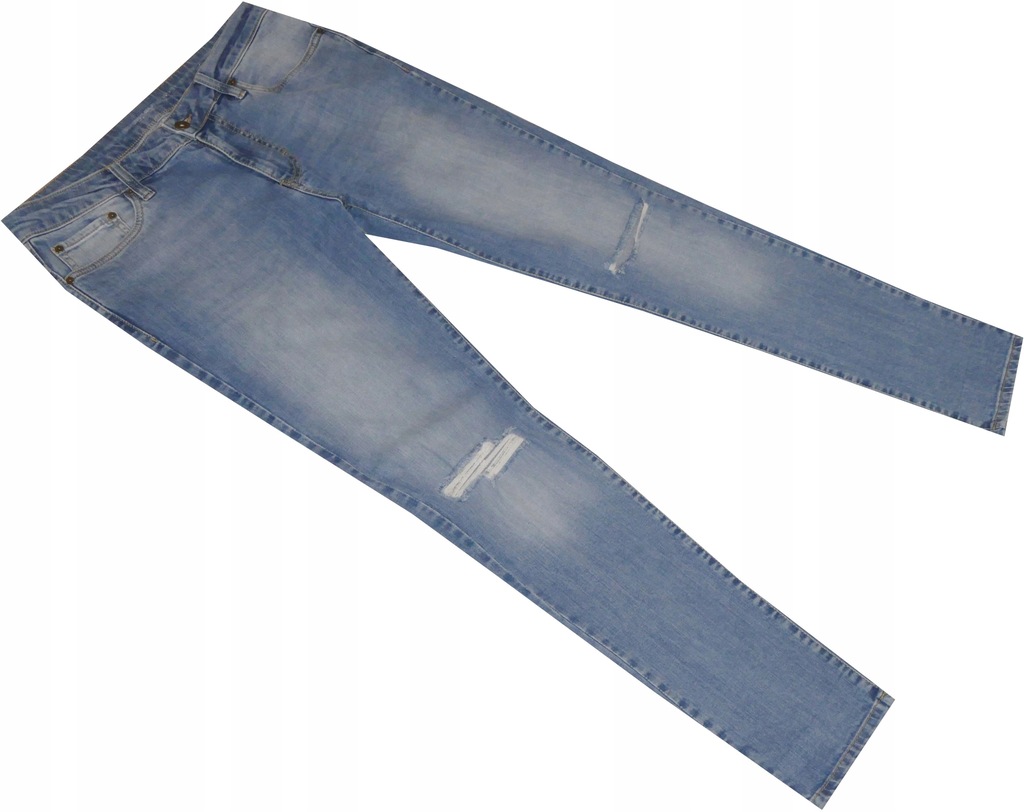 PIER ONE_W34 L32_Spodnie JEANS rurki 122